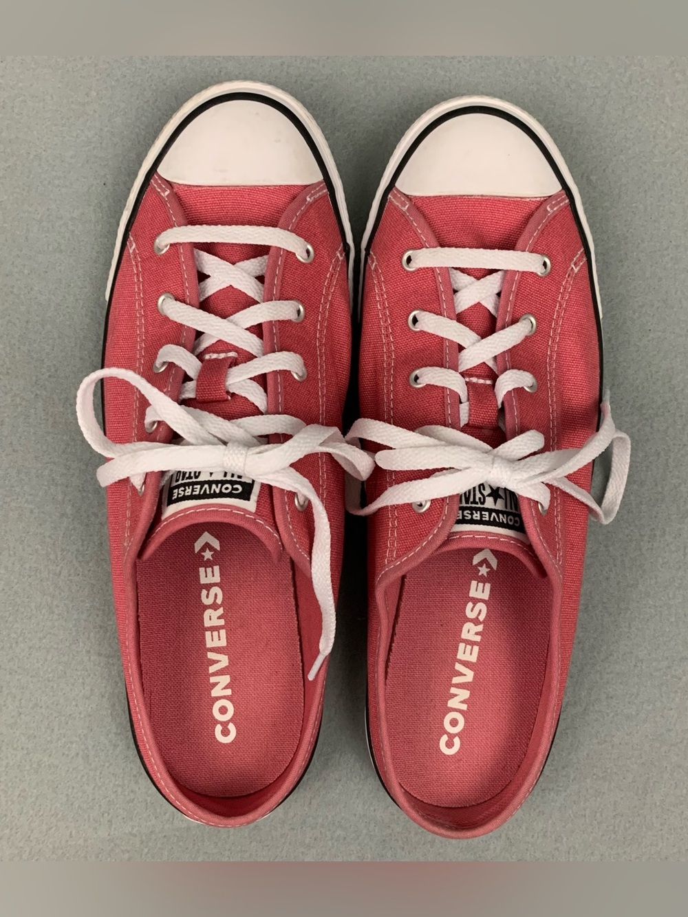 Converse Shoes Womens 9 Pink Chuck Taylor All Star Dainty Mule Slip On Sneaker - Picture 7 of 11